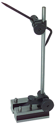 12 & 18" Spindle Length - Hardened Steel Base - Surface Gage - Exact Tool & Supply
