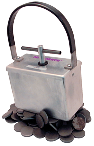 Part Retriever Magnet - 4-1/2'' x 2-3/8'' x 7-1/2'' ( L x W x H );11 lbs Holding Capacity - Exact Tool & Supply