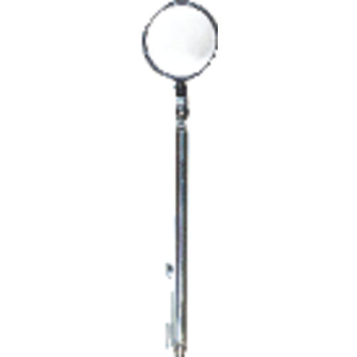 1 1/2″ Size - Round-24″ Extended Length - Telescoping Pocket Mirror - Exact Tool & Supply
