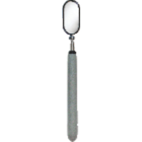 2″ × 1 1/4″ Size - Rectangular-36 1/2″ Extended Length - Telescoping Pocket Mirror - Exact Tool & Supply