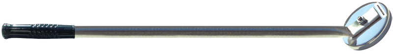 Long Reach Magnetic Retriever - Round - 38'' Length; 3-1/4" Magnet Size; 47.5 lbs Holding Capacity - Exact Tool & Supply
