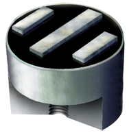Rare Earth Exposed Pole Magnet - 1-1/4'' Diameter x 3/4'' Length--26 lbs Holding Capacity - Exact Tool & Supply