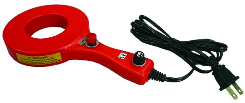 Demagnetizer/Magnetizer; Round Ring Opening with handle; 2.5" Ring opening; 110v - Exact Tool & Supply