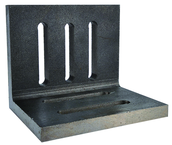 6 x 5 x 4-1/2" - Machined Open End Slotted Angle Plate - Exact Tool & Supply