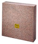 16 x 16 x 4" - Master Pink Five-Face Granite Master Square - AA Grade - Exact Tool & Supply