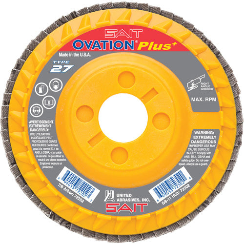 OVATION+ 4-1/2X7/8 Z 120G - Exact Tool & Supply