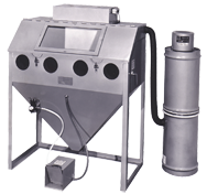 Blast Cabinet-Split Level - #4224BP 42W x 24D x 24H Tub Dimensions - Exact Tool & Supply