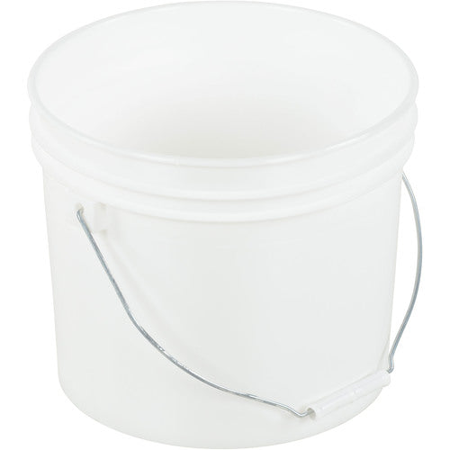 White Open Head Pail Steel Hand 2 Gal - Exact Tool & Supply