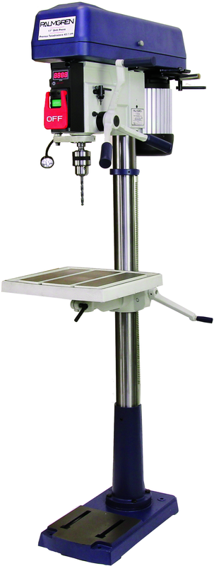 17" 16- Speed Floor Step Pulley 1PH Drill Press - Exact Tool & Supply