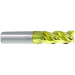 1 x 1 x 1-1/2 x 4 3 Flute Carbide End Mill-DLC - Exact Tool & Supply