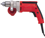 #0202-20 - 7.0 No Load Amps - 0 - 1200 RPM - 3/8'' Keyless Chuck - Corded Reversing Drill - Exact Tool & Supply