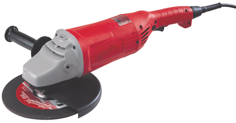 #6072 - 7/9'' Wheel Size - 6;000 RPM - Corded Angle Grinder - Exact Tool & Supply