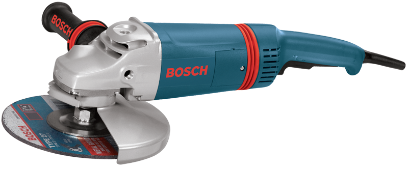 #1893-6 - 9'' Wheel Size - 6;000 RPM - Corded Angle Grinder - Exact Tool & Supply