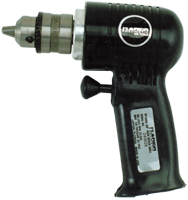 #FP3050 - 3/8'' Chuck Size - Non-Reversing - Air Powered Drill - Exact Tool & Supply