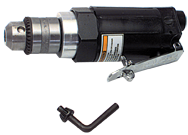 #FP3501 - 3/8'' Chuck Size - Straight - Non-Reversing - Air Powered Drill - Exact Tool & Supply