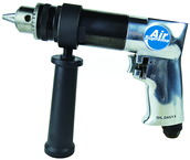 #7575 - 1/2" Chuck Size - Reversing - Air Powered Drill - Exact Tool & Supply