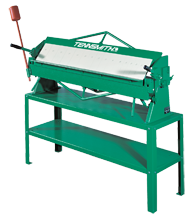 Box & Pan Hand Brake - #HBU48-16 - 48-1/4'' Working Length - 16 Gauge Capacity (Mild Steel) Stand Included ( 48S) - Exact Tool & Supply