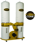 PM1900TX-BK1, 3HP 1PH, W/30M Bag Filter - Exact Tool & Supply
