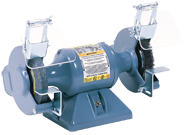 Grinder/Buffer - #8252W; 8 x 1 x 3/4'' Wheel Size; 3/4HP; 3PH; 208-230/460V Motor - Exact Tool & Supply