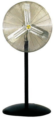 30" Adjustable Pedestal Commercial Fan - Exact Tool & Supply
