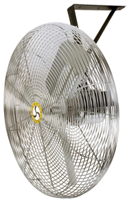 24" Wall / Ceiling Mount Commercial Fan - Exact Tool & Supply