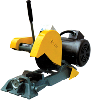 Abrasive Cut-Off Saw - #K7B; Takes 7" x 1/2" Hole Wheel (Not Included); 1HP; 1PH; 110/220V Motor - Exact Tool & Supply
