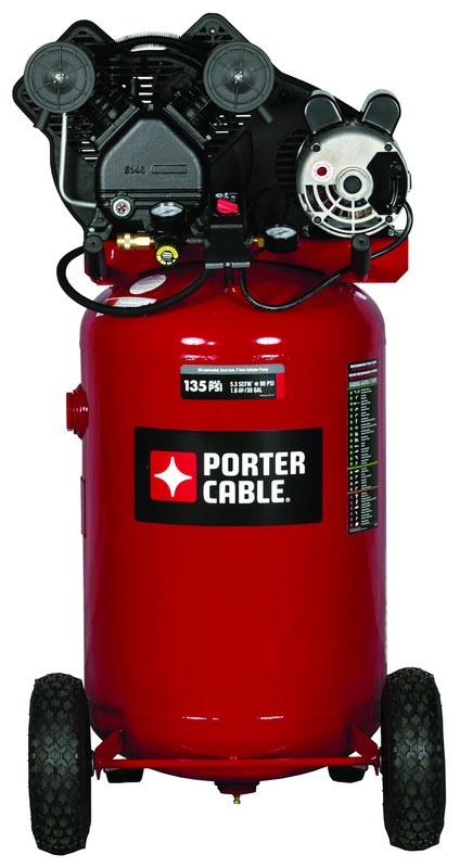 30 Gal. Single Stage Air Compressor, Vertical, Medium Duty Cast iron - Exact Tool & Supply
