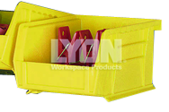 8-1/4'' x 14-3/4'' x 7'' - Yellow Large Plastic Bin - Exact Tool & Supply