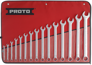 Proto® 15 Piece Full Polish Combination ASD Wrench Set - 12 Point - Exact Tool & Supply