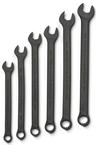 Proto® 6 Piece Black Oxide Antislilp Metric Combination Wrench Set - 12 Point - Exact Tool & Supply