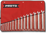 Proto® 15 Piece Full Polish Combination Spline Wrench Set - 12 Point - Exact Tool & Supply