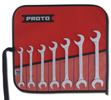 Proto® 7 Piece Full Polish Angle Open-End Wrench Set - Exact Tool & Supply