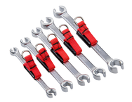 Proto® Tether-Ready 5 Piece Metric Double End Flare Nut Wrench Set - 6 Point - Exact Tool & Supply