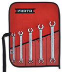 Proto® 5 Piece Metric Double End Flare Nut Wrench Set - 6 Point - Exact Tool & Supply