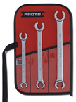 Proto® 3 Piece Double End Flare Nut Wrench Set - 12 Point - Exact Tool & Supply