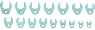 Proto® 3/8" Drive 16 Piece Metric Crowfoot Wrench Set - Exact Tool & Supply