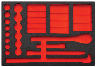 Proto® Foam Tray for Tool Set J54126XL with Premium Pear Head Ratchet- 11x16" - Exact Tool & Supply
