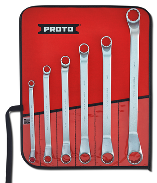 Proto® 6 Piece Deep Offset Box Wrench Set - 12 Point - Exact Tool & Supply