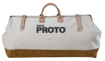 Proto® Extra Heavy Duty Polyester Leather Reinforced Tool Bag - 27" - Exact Tool & Supply