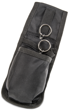 Proto® Tethering D-Ring Pouch with Two Pockets and Retractable Lanyard - Exact Tool & Supply