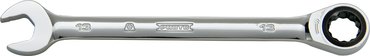 Proto® Full Polish Combination Non-Reversible Ratcheting Wrench 17 mm - 12 Point - Exact Tool & Supply