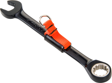 Proto® Tether-Ready Black Chrome Combination Non-Reversible Ratcheting Wrench 19 mm - Spline - Exact Tool & Supply