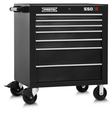 Proto® 550S 34" Roller Cabinet - 7 Drawer, Dual Black - Exact Tool & Supply