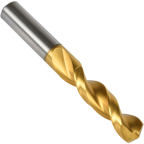 #1 Precision Twist Drill HSS TiN QC 135 Stub Drill Short ANSI Series QC41G E-code # QC41GN1 - Exact Tool & Supply