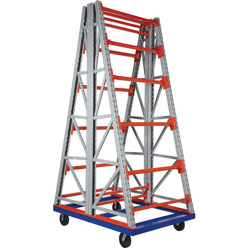 Portable Two Sided Reel Rack 52.4 × 72.5 × 134.4 - Exact Tool & Supply