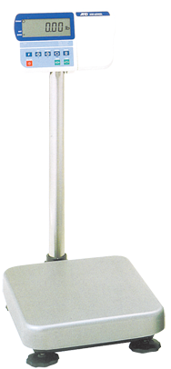 #HV200KGL - 150/300/500 lb x .05/.1/.2 lb Capacity - Triple Range Platform Scale - Exact Tool & Supply