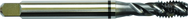 1-12 H6 4 Flute Spiral Flute Semi-Bottoming Black Ring Tap-TICN - Exact Tool & Supply
