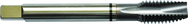 1-12 H6 3 Flute Spiral Pointed Plug Black Ring Tap-TICN - Exact Tool & Supply