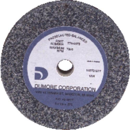 1-1/2″ × 1/2″ × 1/4″ 46 Grit 5/8″ × 1/4″ Recess Tool Post Grinding Wheel - #7740031;