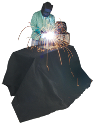 4' x 6' - Black Carbon Fiber Welding Blanket - Exact Tool & Supply
